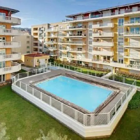 Superbe 3 Pieces Vue Mer A 2 Mn De La Plage, Terrasse, Piscine Et Parking Prive ! Apartment Nice